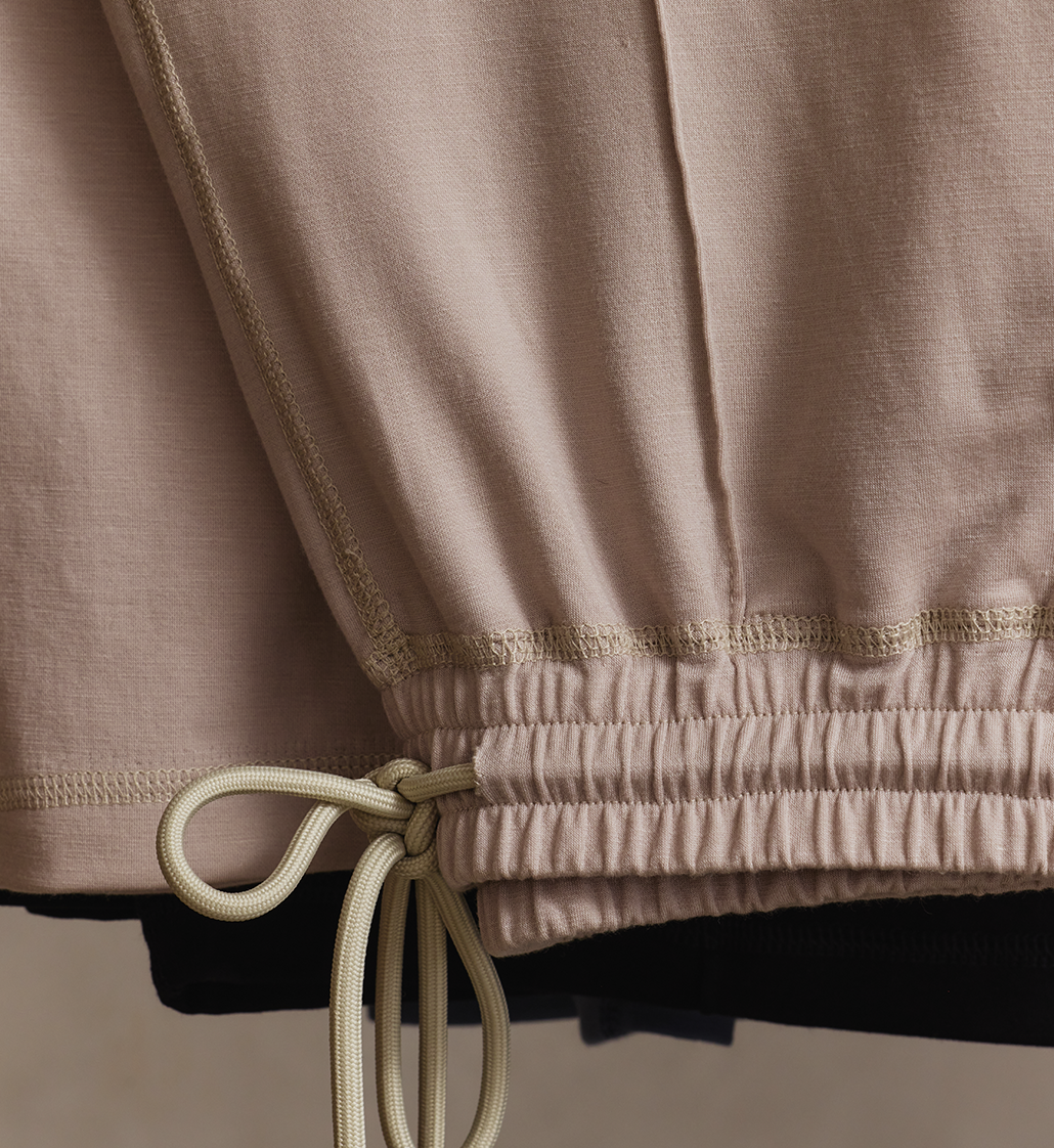 PINTUCKED TROUSERS